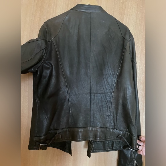 Absolute Joy - Men’s Leather Jacket - Dark Brown - size Medium - Picture 10 of 10
